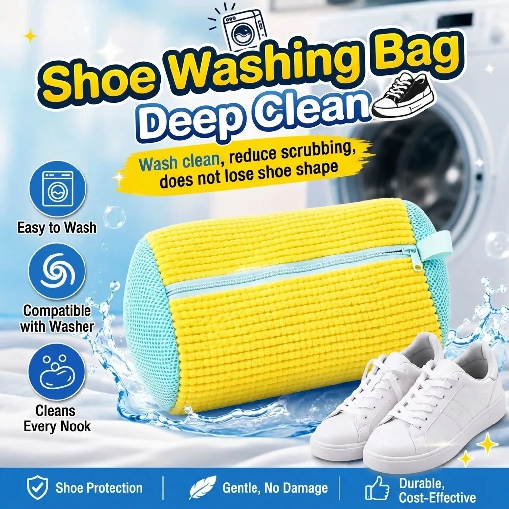 Shoe Cleaner - 플러피 파이버 360 ° 신발 세탁용