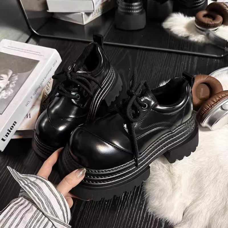 2025년 봄 신상 레트로 영국 스타일 로퍼, 스펀지  - Leather Shoe Polish 리뷰 및 가격